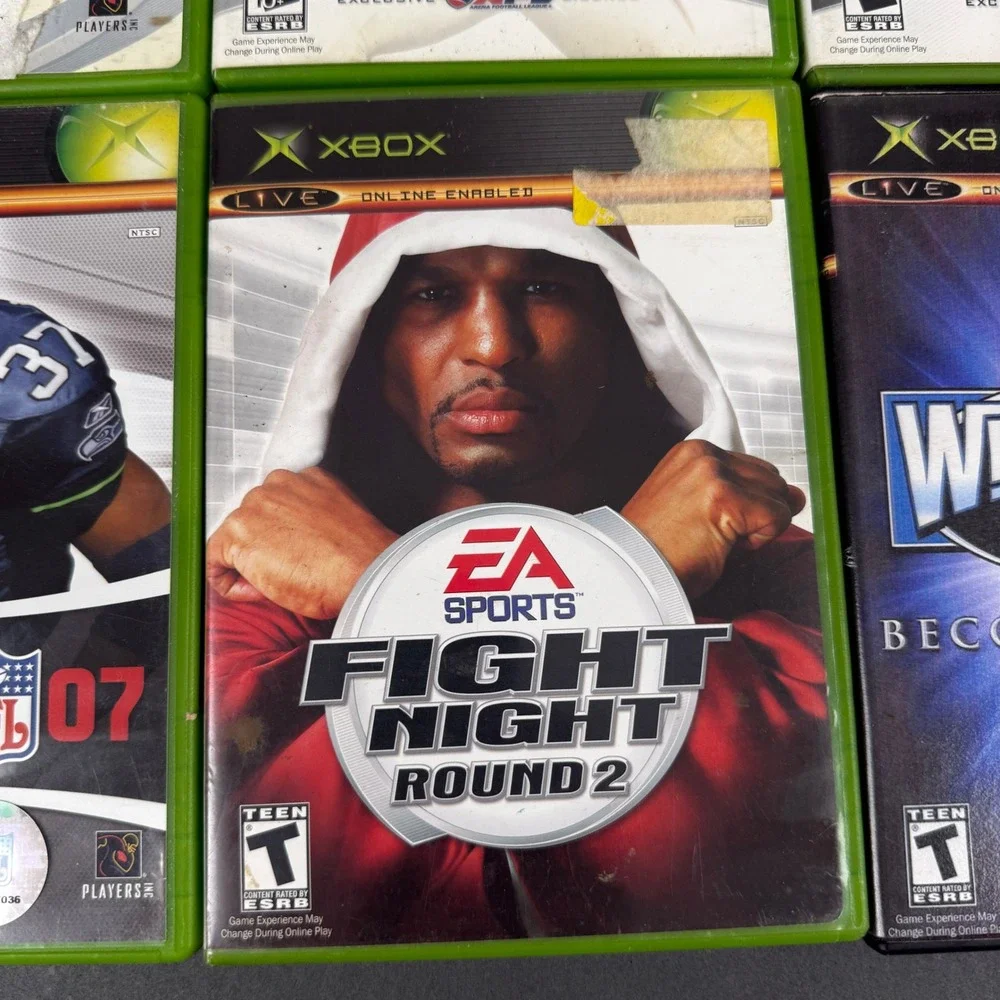 Xbox‎ 360 Sports Video Game lot Madden NHL Fight Night NCAA Football lot of 12
